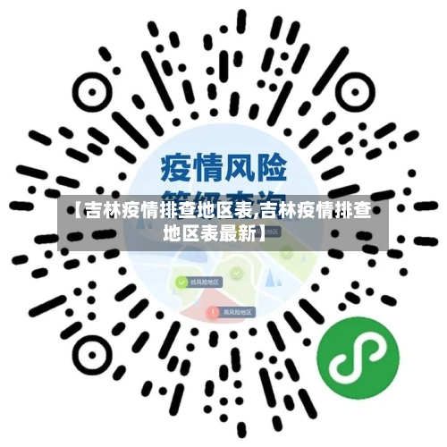 【吉林疫情排查地区表,吉林疫情排查地区表最新】