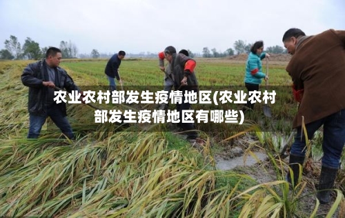 农业农村部发生疫情地区(农业农村部发生疫情地区有哪些)