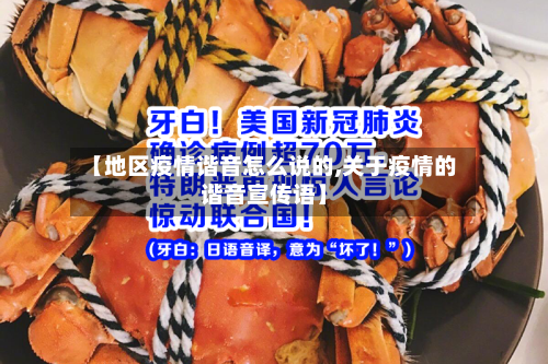 【地区疫情谐音怎么说的,关于疫情的谐音宣传语】