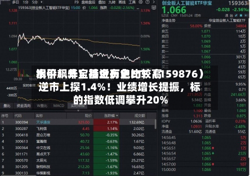 铜价飙升！接近历史比较高水平！华宝基金有色ETF（159876）逆市上探1.4%！业绩增长提振，标的指数低调攀升20%